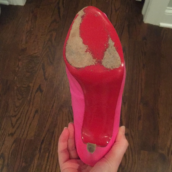 Christian Louboutin platform peep toe pumps - Picture 6 of 8